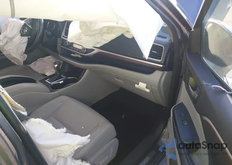 2015 Toyota Highlander Limited V6 из США, поврежденный, VIN 5TDDKRFH9FS156556